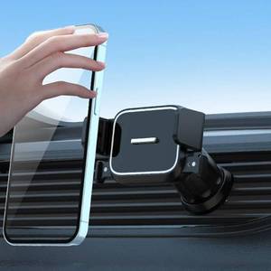 lot 6372 image: QruiLanTu Car Vent Phone Mount Upgrade one-Key Locking Universal Extension Clip car Phone Holder Mount Never Blocking Vent Free Fit for All Phones iPhone Samsung(Hook)