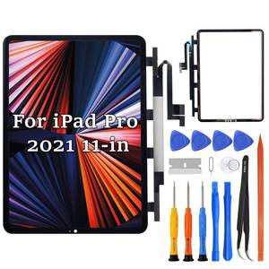 lot 6388 image: JRDIMAVRO Screen Replacement for iPad Pro 11 3rd Gen 11 Inch 2021, Glass Digitizer No LCD, Supports Pencil, Pre Installed Adhesive, OCA, Tools, Models A2377, A2459, A2301, A2460 Black