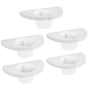 lot 6391 image: BeHerk Urine Hats for Toilets, Specimen Collection Pan, Universal Toilet Hats to Catch Urine, 25 Pack 30oz900cc Pee Urinal Sample Cup Containers for Women and Elderly