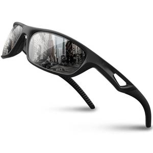 lot 6419 image: RIVBOS Polarized Sports Sunglasses Driving Sunglasses Shades for Men Women Tr90 Frame for Cycling Fishing Running RB831