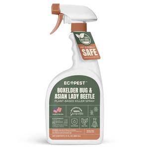lot 6421 image: Boxelder Bug & Asian Lady Beetle Spray �� Natural, Plant-Based Indoor & Outdoor Killer  Non-Staining, Safe for Doors, Windows, Siding & Baseboards  Child & Pet Safe, Low Odor, Eco-Friendly (22 oz)