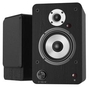lot 9804 image: LONPOO 100W Hi-Fi Powered Bookshelf Speakers - Bluetooth 5.3 Active Monitors with 1 Silk Tweeter & 4 Aluminum Woofer, DSP Audio Optimization for TV, Record Player & Home Theater