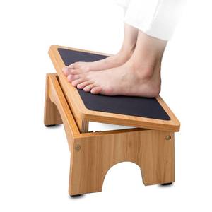 lot 9823 image: StrongTek Adjustable Foot Rest for Under Desk, 3-Level Adjust Incline, 7 Step Stool for Kids Adults, Ergonomic Foot Stool Relieves Swelling, One Step Stool with Non-Slip Surface for Home and Office
