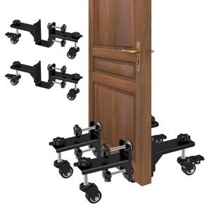 lot 9830 image: 2025 Upgrade Saker Door Panel Installation Kit, Heavy-Duty Door Installation Dolly, 2PCS Door Installation Tools for 0.8 to 2.36 Inch Pre-Hung, Slab, and Front Doors, Door Lifter