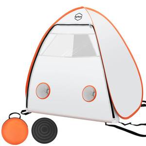 lot 11860 image: Gyfent Spray Paint Tent for Spray Painting, Portable Paint Booth Small Spray Shelter with Turntable Spray Booth Painting Station Spray Paint Tent Pop-up for Small DIY Projects Furniture