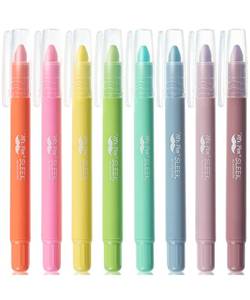 lot 12251 image: Mr. Pen- No Bleed Gel Highlighters, Candy Colors, 8 Pack, Bible Highlighters and Pens No Bleed, Bible Markers for Study, Journaling, School Supplies and Accessories