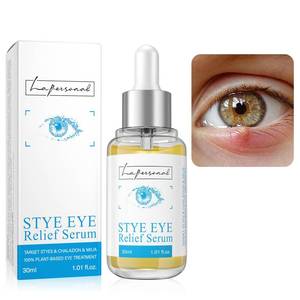 lot 12252 image: LA. PERSONAL Stye Eye Relief Serum for Eyelid Bumps, with Avocado Oil, Sea Buckthorn Oil & Caffeine, Gentle Formula 1.01 Fl Oz  30 Ml