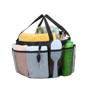 lot 12276 image: Mesh Shower Caddy Portable for College Dorm Room Essentials,upgraded keychain with 8 pockets,large capacity shower basket,quick drying and hanging,suitable for dormitories,fitness,travel,beach camping