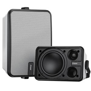 lot 13218 image: Inwa Outdoor Bluetooth Speakers, Waterproof Wall Mount Speaker, Powerful IndoorOutdoor Sound System, Wireless Sync Up to 100 Speakers, Suitable for PatioPorchGazeboGarage, Pair (MZ-658)