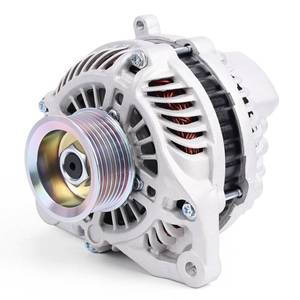 lot 13227 image: Fentoros Alternator 11176N Replacement for Honda Civic L4 1.8L 2006 2007 2008 2009 2010 2011, 80A 12V CW 7-Groove Pulley High Output Alternator, 89212338, 31100RNAA01, 31100RNAA012M2, 31100RNAA01RM