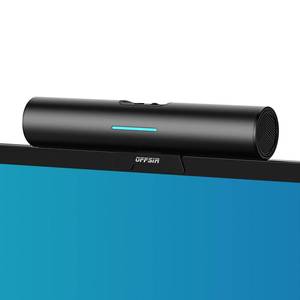 lot 14114 image: Computer Speakers for Desktop PC Monitor, USB or Type C Plug-in Soundbar, Clip-On Speaker, Wired Laptop Gaming Speakers with Volume Wheel & One-Touch Mute, Compatible with Mac Windows iPhone iPad