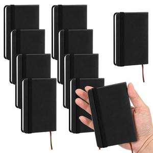 lot 14120 image: Yuanan 10 Pack Pocket Notebook, 4.3 X 2.95 Pocket Journal Small Notebook Pockets Size Notebooks 50 Sheets Mini Leather Hardcover Travel Journal Notebooks for Office Home School Writing Supplies