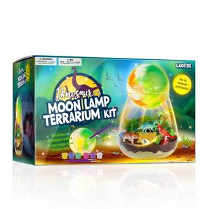 lot 14144 image: LAOESE Dinosaur Terrarium Kit for Kids - Dino Kid Crafts with DIY Moon Lamp Kit - Birthday Gifts for Boys Ages 4 5 6 7 8-12 Year Old - Arts and Crafts for Boy and Kids