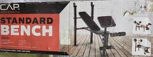 lot 15156 image: CAP Standard Weight Bench with Adjustable Positions AS-IS