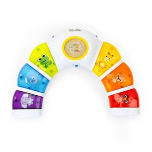 lot 15174 image: Baby Einstein Glow & Discover Light Bar Musical Toy, Activity Station, Sitting Up and Tummy Time Toy, Color and Animal Learning Toy, Infant Ages 3 Months