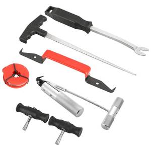 lot 15180 image: weyleity 7PCS Windshield Removal Tool Kit  Automotive Wind Glass Removal Hand Tool Car Windscreen Remover Set for Classic Vintage Car Windscreen Remover Set