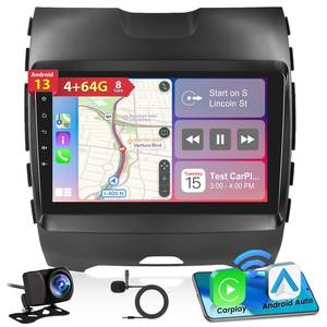 lot 15211 image: 8 Core 4G64G Car Radio for Ford Edge 2016 2017 2018 2019 2020 - Android 13 Touch Screen Stereo, DSP 32 EQIPS ScreenCarplayAndroid AutoSWCBluetooth 5.0WiFi