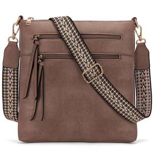 lot 16290 image: GEMIU Small Crossbody Purses for Women Travel Multi Pocket Crossbody Purse Womens Crossbody Handbags with Guitar Strap Taupe