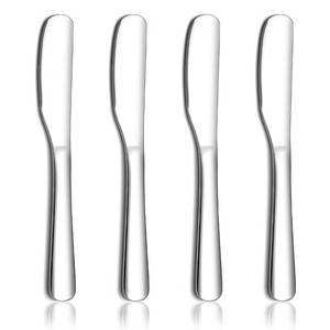 lot 16303 image: Homquen Stainless Steel Butter Knife, Butter Spreader, Butter Knives, Butter Spreader Knife for Kitchen Restaurant Party, Kitchen Gadgets, Set of 3