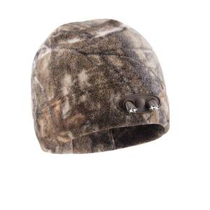 lot 16322 image: Panther Vision POWERCAP LED Beanie Cap 3555 Ultra-Bright Hands Free LED Lighted Battery Powered Headlamp Hat - Compression Fleece, Real Tree Edge, (Model WBG-8292-Q)
