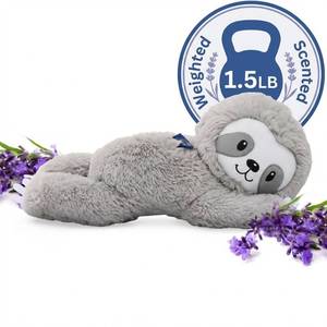 lot 16357 image: Lillys Love Heatable & Coolable Lavender Scented Weighted Stuffed Animal - Microwavable Heatable Pad for Kids & Adults - Machine Washable Plushie - Calming Stuffed Animal for Anxiety