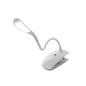 lot 16477 image: Clip-On LED Reading Light �� Rechargeable & Flexible Neck Book Lamp with Adjustable Brightness �� Perfect for Bedtime Reading & Travel