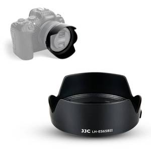 lot 18069 image: RF 50mm Lens Hood Shade for Canon RF 50mm f1.8 STM Lens Replaces Canon ES-65B Hood with Tulip Flower Design on Canon EOS R100 R50 R10 R8 R7 R6 Mark II R6 R5 RP R Cameras