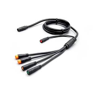 lot 18102 image: XBERSTAR Electric Bike 1T4 1T5 Waterproof Cable Controller Light Ebrake Throttle Display E-Bike Cable Conversion Accessories E-Bike Integration Cable Waterproof 1-5 for KT Controller ADE (Black)
