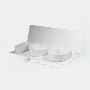 lot 19818 image: Geoto 6 Pack 17.3 x 6 x 2 inches PinkRedWhite Color Fillable Letter Shaped Gift Box, I Love You I Heart U Alphabet Valentines Day Box with Clear Lid (White)