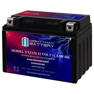 lot 19887 image: Mighty Max Battery YTZ12S -12 Volt 11 AH, 210 CCA, Rechargeable Maintenance Free SLA AGM Motorcycle Battery