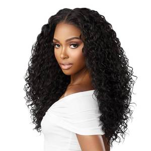 lot 19892 image: Sensationnel Bare Lace 13X6 Wigs - Unit 2 Lacefrontal Glueless Synthetic 180 Degree Preplucked Hairline (1 JETBLACK)