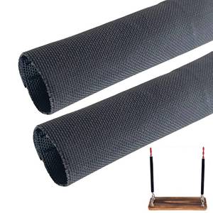 lot 20057 image: Swing Chain Cover, 2 Pcs Swing Chain Cover Grip Sleeve for Playground Swingset Accessories or Porch Swings Barrier Chain in Garden Backyard Patio Outdoor or Chain Sleeve Winch Rope Protector (Black)