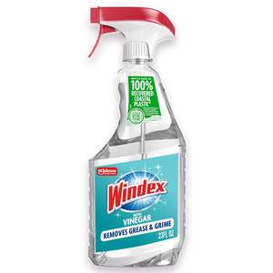 lot 20069 image: Windex Vinegar Glass and Surface Cleaner Spray Bottle, Packaging Designed to Prevent Leakage and Breaking, Surface Cleaning Spray, 23 Fl Oz