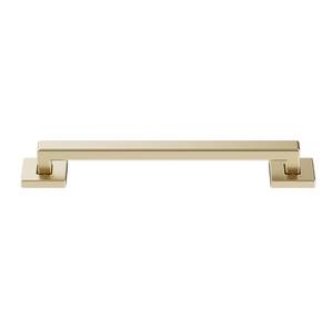 lot 20088 image: Joyrain ADA Square Grab Bar 162432 Inch - 500lb Capacity Safety Rail for Elderly, Non-Slip Bathroom Handle (Matte Gold, 12 inch)