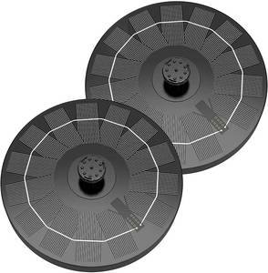 lot 20095 image: AISITIN 2.5W Solar Bird Bath Fountain, Solar Fountain for Bird Bath with 6 Nozzles, 6.7 Solar Powered Water Fountain for Garden, Ponds, Pool, Fish Tank, Outdoor and Aquarium, 2 Pack