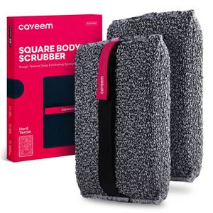 lot 20110 image: Caveem Exfoliating Body Scrubber, Rough Exfoliation Body Exfoliator Sponge for Remove Dead Skin, Body Exfoliating Sponges, Bath and Body Exfoliate Buffer, Mens and Womens Sponge for Shower (2 Pack)