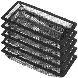 lot 20115 image: Floor Register Cover Trap,Floor Air Vent Cover Screen for Home Air Vent Filters 5-Pack Floor Vent Mesh Filters Net Trap�� (4 x 12 Inch)