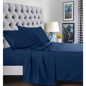 lot 2277 image: Blue bed sheets size queen