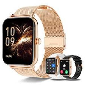 lot 6266 image: Smart Watch Fitness Tracker with Rose Gold Case