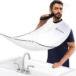 lot 12332 image: Beard Trim Apron with Suction Cups