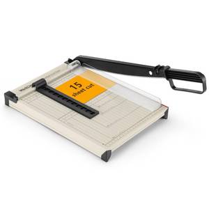 lot 1540 image: WORKLION Guillotine Paper Cutter A4 �� Heavy Duty Paper Trimmer with Safety Guard,15 Sheets Capacity, Precision Guillotine Cutter for Cutting Paper, Card,Photos,Vinyl and More with Ease.
