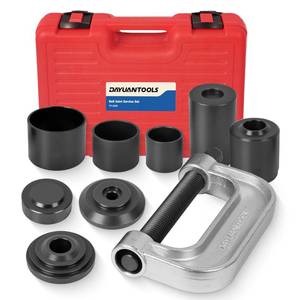 lot 1542 image: DAYUAN Ball Joint Press & U Joint Removal Tool Kit with 4x4 Adapters for Most 2WD and 4WD Cars and Light Trucks with Red Storage Case Red
