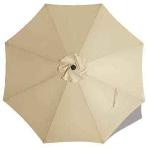 lot 2347 image: MASTERCANOPY Patio Umbrella 10 ft Replacement Canopy for 8 Ribs-Gold Canopy Only
