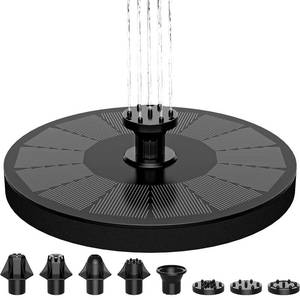 lot 2364 image: Solar Fountain, Floating Solar Powered Water Fountain Pump for Bird Bath, Garden, Pond, Pool, Outdoor Solar Founatin (2.5W)
