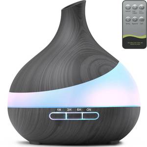 lot 3952 image: HJTHJT 500ML Essential Oil Diffuser Aroma Diffuser with Remote Control for Hotel Spa Yoga Room - Humidifiers for Bedroom with 14 Colors LED Night Light for KidsWomen Home Relaxation