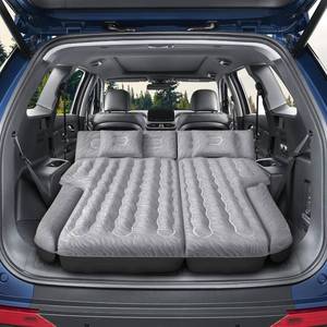 lot 3976 image: DikaSun Inflatable SUV Air Mattress Bed Car Mattress, Double-Sided Flocking Travel Camping Bed, Car Sleeping Mattress for Universal SUV with Air Pump 2 Pillows