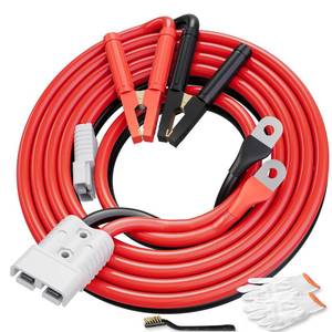 lot 3993 image: POADTOR Heavy Duty Jumper Cables for Car Battery, 1 Gauge 30 Feet 900AMP Quick Connect Booster for Jump Starting Dead or Weak Batteries, Suitable for 8L Gas & 6L Diesel, Carrying Bag Included