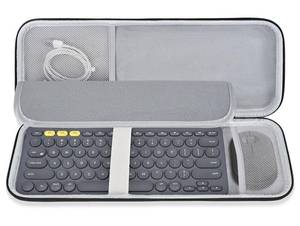 lot 4070 image: Hard Keyboard Carrying Case Sleeve Cover for Logitech Pebble 2 Combo��Logitech Pebble Keys 2 K380s K380 with Pebble Mouse 2 M350s M350 Wireless Mouse Travel Bag Protective Storage Bag