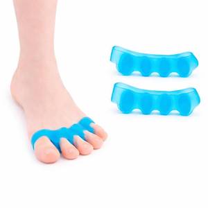 lot 4079 image: KTSAY 2PCS Toe Spacers for Women & Men,Soft Gel Bunion Corrector for Foot Pain Relief, Helps Align Toes, Reduce Pressure & Improve Comfort(Blue)