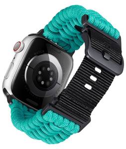 lot 4088 image: BINLUN Compatible with Apple Watch Band 49mm 46mm 45mm 44mm 42mm, Braided Paracord Nylon Replacement Strap Compatible with iWatch Ultra3 Ultra2 Ultra SE3 Series 1110987SE2SE654321 for Men